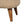 Solid Wood Boucle Upholstered Square Footstool