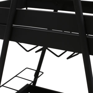 Modern Industrial Bar Cart