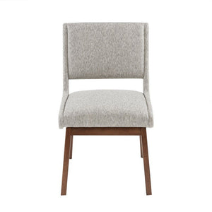 Boomerang - Dining Side Chair With Upholstered Cushions (Set of 2) - Light Gray