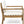 Outdoor Acacia Wood Club Chairs with Cushions