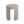 Outdoor Round With U Shape Side Table - Light Gray