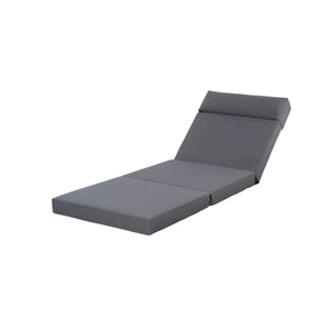 Modern Acacia Wood Outdoor Chaise Lounge with Adjustable Headrest