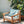 2 Pack Outdoor Waterproof Pillows - Blue Leaf (18x18 Inch)