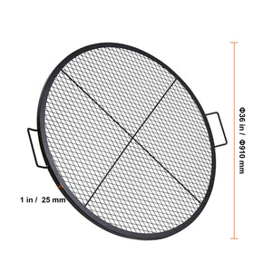 X-Marks Fire Pit Grill Grate, 36 Inch