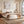 Minimalist Curved Headboard Teddy Bear Plush Bed - King