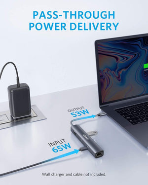 Anker <b>543</b> USB-C Hub (6-in-1, Slim) - TRAPSKI