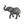 20'' Tall Resin Elephant Statue with Raised Trunk