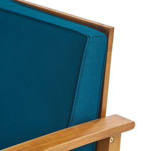 Perla Contemporary Club Chair with Water Resistant Cushion