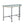 Brantley Clear Glass & Sandy Table