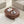 31.49'' Faux Burl Wood Pattern Round Coffee Table with Sturdy Pedestal