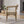 Beige PU Leather Dining Room Chair with Metal Frame