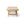 Hawthorne 48' Solid Reclaimed Elm Rectangular Trestle Coffee Table