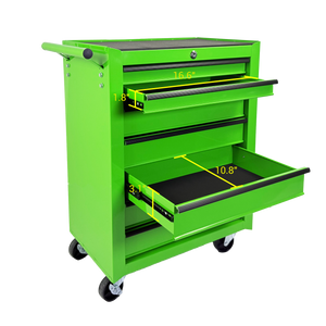 Rolling Metal Tool Chest with 7 Drawers, 20" Steel Organizer