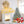 4FT Prelit Flocked Christmas Tree With Pine Needles & Eucalyptus Leaves