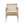 Cane Back Upholstered Accent Chair