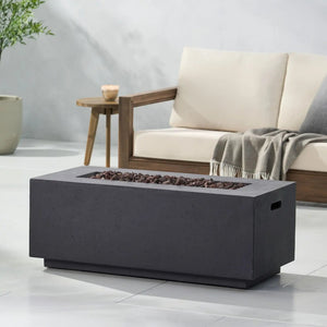 Contemporary Outdoor 40,000 Btu Propane Fire Pit