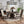 Elegant Dining Set Round Table And Side Chairs