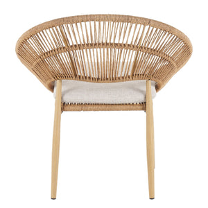 Cyril - Outdoor Papasan Style Dining Chair (Set of 2)