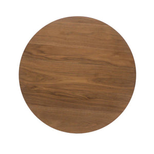 Mid-Century Modern Round Wooden Bar Table – 42" High Bar Table with Tapered Legs