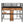 Full Size & Loft Bed With L-Shaped Desk And Shelves - Black