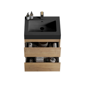 Alice Natural Oak Bathroom Vanity With Sink