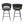 Bar Stool 360 Swivel With Back Footrest