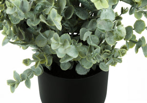 11" Tall Artificial Plant Eucalyptus Grass Indoor Decorative Set of 2