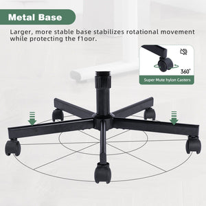 Criss Cross Office Chair With Adjustable Height, Ergonomic Design