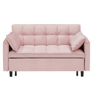 Sofa Bed With Pockets, 3 In 1 Convertible For Living Room