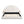 Queen Arched Bed With Small Table, Floor Standing Design - Beige