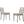 Havanna - Wide Chair With Cushion (Set of 2) - Off White