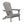 Oversize Outdoor Folding Adirondack Chair, Patio Chair For Garden