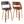 Cecina - Mid-Century Modern Fixed Height Counter Stool With Swivel And Round Footrest (Set of 2)