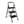 3 Step Ladder Folding Step Stool with Wide Anti-Slip Pedal