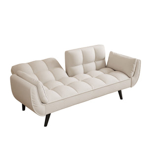 Sofa Soft Two Armrests Throw Pillow Pillow Comfortable Fit Apartment Bedroom Small Space