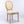 French Style Solid Wood Frame Antique Painting Fabric Rattan Back Dining Chair (Set of 2)