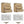 Double Sinks Bathroom Vanity Set with 2 Ceramic Basins