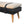 Bouclé Buffalo Hide Bench