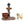 Labrador Puppy Solar Planter Garden Statue