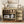 U-Style Modern Wave-Pattern Sideboard with 3 Drawers
