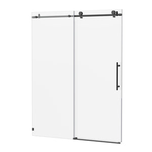 56-60"W x 76"H Frameless Sliding Shower Door with Premium Tempered Glass