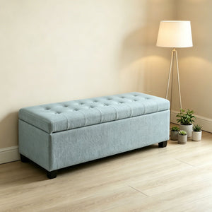 Elegant Tufted Storage Ottoman Bench