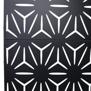 Outdoor & Indoor Metal Privacy Screen, Freestanding Decorative Panels