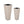 Outdoor PE Wicker Flower Pots, 2-Pcs Set, Beige