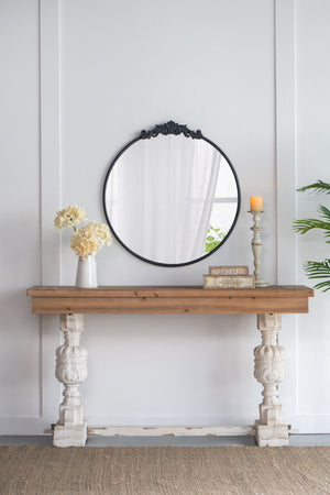 Classic Design Mirror With Baroque Inspired Frame