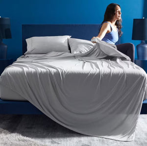 BedGear Dri-Tec Sheet Set, Grey, Split King/Split Cal King