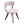Modern Upholstered Dining Chairs with Curved Back