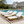Acacia Wood Chaise Lounge with Cushion