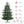 HOMCOM 7.5 Foot Artificial Christmas Tree
