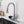 3 In 1 Kitchen Faucet With Press Type Glass Rinser, High Arc Pull Down Sprayer